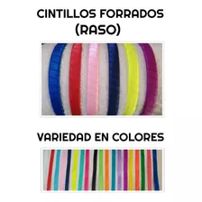 Cintillos Forrados Con Cinta De Raso