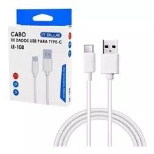 Cabo De Dados Carregador Para Tipo-c Usb Cor Branco 1 M