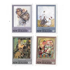  Nueva Zelanda 1973 Pinturas F. Hodgkins Serie Mint 590/93