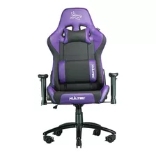 Silla Gamer Kultec X2 Series Vini Piel Tricapa Xl Morado