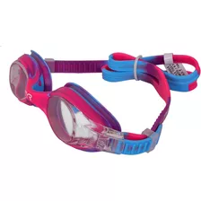 Gafas De Natación Tyr Swimple Tie Dye Para Jóvenes, Rosa/azu