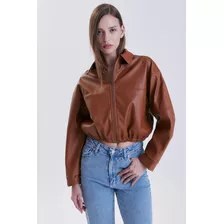 Campera Toruk Cher Mix Marron Mujer De Viscosa