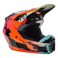 Capacete Motocross Trilha Fox Racing V3 Edição Limitada Pyre