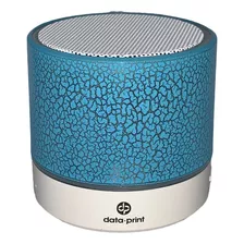 Caixa Caixinha De Som Portátil Bluetooth Mp3 Usb Cartão Azul