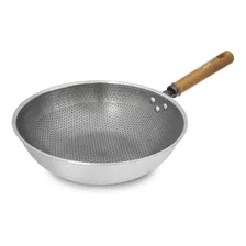 Sarten Wok De Acero Inox Premium Diam 32 Cms