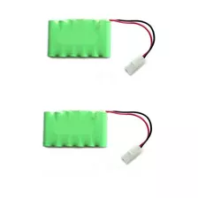 Bateria Para Carrinho 7,2v 2500mah Aa Ni-mh ( Kit Com 2 )