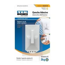 Ganchos Adhesivos Plástico Cuarzo Blanco G - 2kg 1un Tekbond