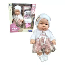 Muñeca Bebote Goma Soft Con Ropita Para Cambiar 25 Cm