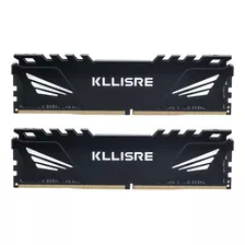 Kit Memoria Kllisre Ddr3 16gb (2x8) 1600mhz Preta