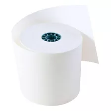 Caja Papel Rollo Termico 80x70 Mm 50 Pzas Alto Rendimiento Color Blanco