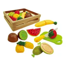 Comida Juguete Con Abrojo Velcro. Set Frutas