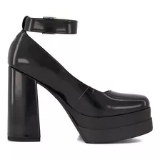 Zapatilla Con Plataforma Negro Forever 21 Dama 3323427