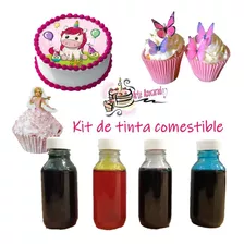 Kit Tinta Comestible 30ml Impresora Compatible Epson Canon B