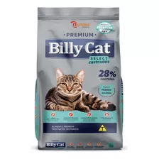 Ração Billy Cat Select Gatos Castrados Frango E Salmão 7kg