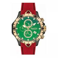 Reloj Quantum Hng957.858 Para Caballero Color Rojo