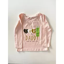 Remera Bebe Nena Primark Kids Importada Original Papa