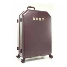 Dkny Logotipo De Metal Vertical Con 8 Ruedas Giratorias Para