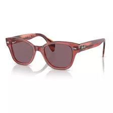 Lentes Ray Ban Rb0880s 6639af Rojizo Translúcido Polarizado