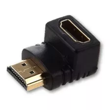 Adaptador Hdmi 90 Graus Curva Macho X Fêmea 1.4 P/ Tv Painel