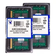 Memoria Ddr3 4gb 1333mhz Nova Lacrada Kingston Notebook Nfe