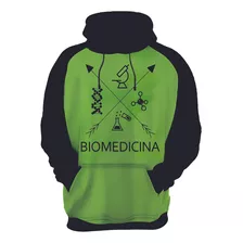 Blusa Moletom Personalizada Biomedicina Biomédico Trab 7