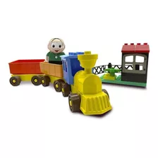 Brinquedo Infantil Trenzinho Com Blocos Turma Da Monica Novo