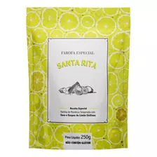 Farofa De Mandioca Com Suco E Raspas De Limão Siciliano Santa Rita Pouch 250g