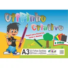 Bloco Para Educacao Artistica - Offpinho Criativo A3 120g 20