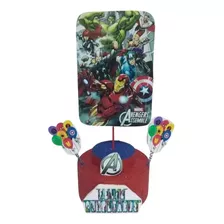 Avengers Adorno Combo Cumpleaños Especial Chirimbolos