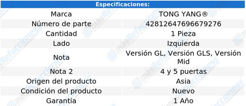 Guia Fascia Delantera Accent 2018 2019 2020 4/5p Izq Foto 2