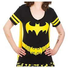 Bioworld, Dc Comics Batman Costume Graphic Juniors T-shirt W