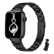 Correa Fina De Acero Para Apple Watch Series Ultra 8 7 Se 6