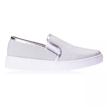 Tênis Slip On Com Brilho Vizzano