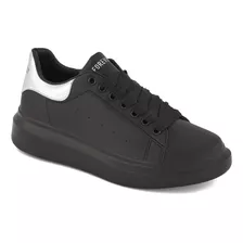 Tenis Urbanos Forever 21 Cintillas Ajustables Negro