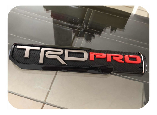 Emblema Trd Pro Toyota Tacoma 1 Pieza Excelente Calidad Foto 4