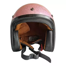 Casco Bobber Rosa Escarchado