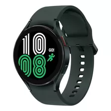 Samsung Galaxy Watch4 (bluetooth) 1.4 Caixa 44mm De Alumínio Green, Pulseira Green De Fluoroelastómero Sm-r870