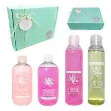 Kit Caja Regalo Mujer Gift Box Relax Rosas Spa Set Aroma N77