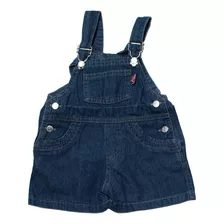 Jardinero Corto De Jeans Bebes