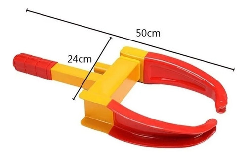 Araa Bloqueador De Carro Inmovilizador De Llanta Antirrobo  Foto 3