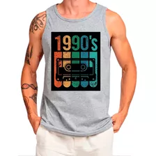 Camiseta Retrô Anos80 Anos90 Jogos Regata Tshirt Masculina