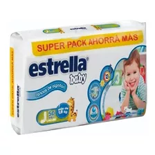 Pañales Estrella Baby Pack Ahorro Talle Junior X 50 Pañales