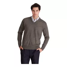 Sweater Macowens Liso Escote V Verde 609260109009