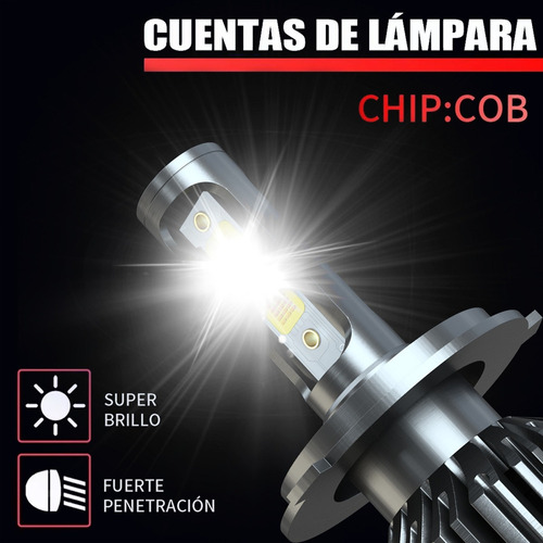 Kit Faros Luz Led H4 30000lm Para Hyundai Haz Alta/baja Hyundai i10