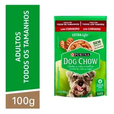 Purina Com Cordeiro Dog Chow Sachê 100g