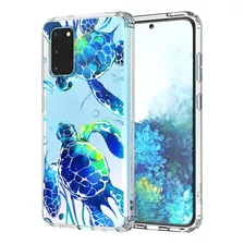 Funda Mosnovo Galaxy S20 Transparente Flor Rosas Floral