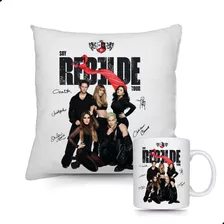 Almofada Caneca Rebelde Rbd Kit Autografo Banda Hj Presente