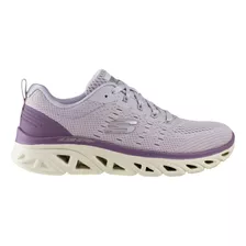 Tenis Skechers Running Mujer 149927 Glide-step Lavanda Rosa