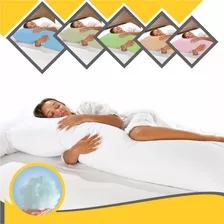 Fronha Travesseiro De Corpo Varias Cores Xuxao 1,45x0,45