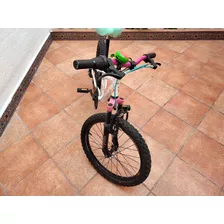 Bicicleta De Aluminio Con 6 Vel, R20 Y Suspensión Delantera 